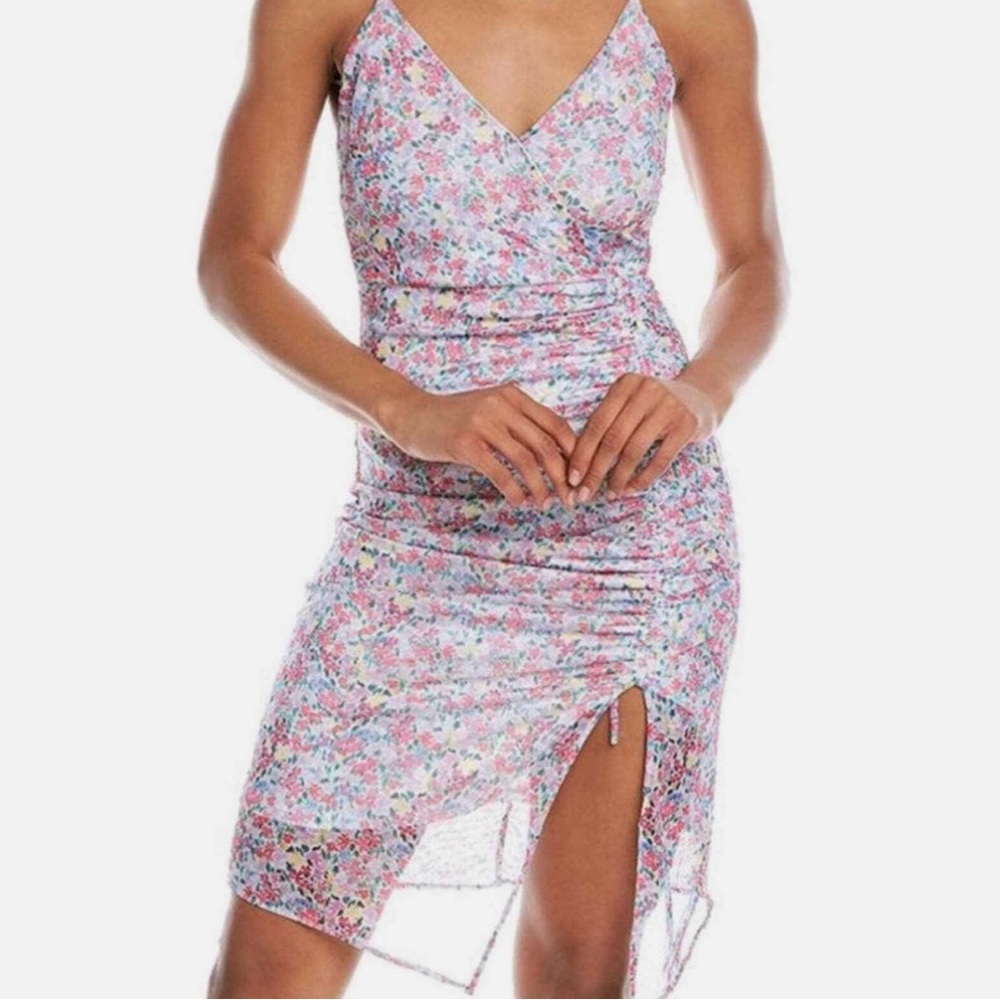 BCBGeneration Multicolor Asymmetrical Dress